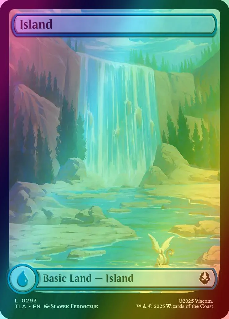 Island [293] [Full Art] [Avatar's Journey] [Avatar: The Last Airbender] [Foil]