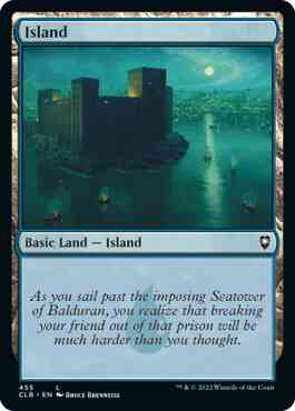 Island [455] [Commander Legends: Battle for Baldur's Gate] [Non-Foil]