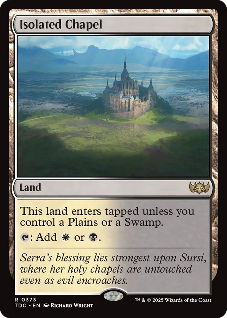 Isolated Chapel [373] [Tarkir: Dragonstorm: Commander] [Non-Foil]