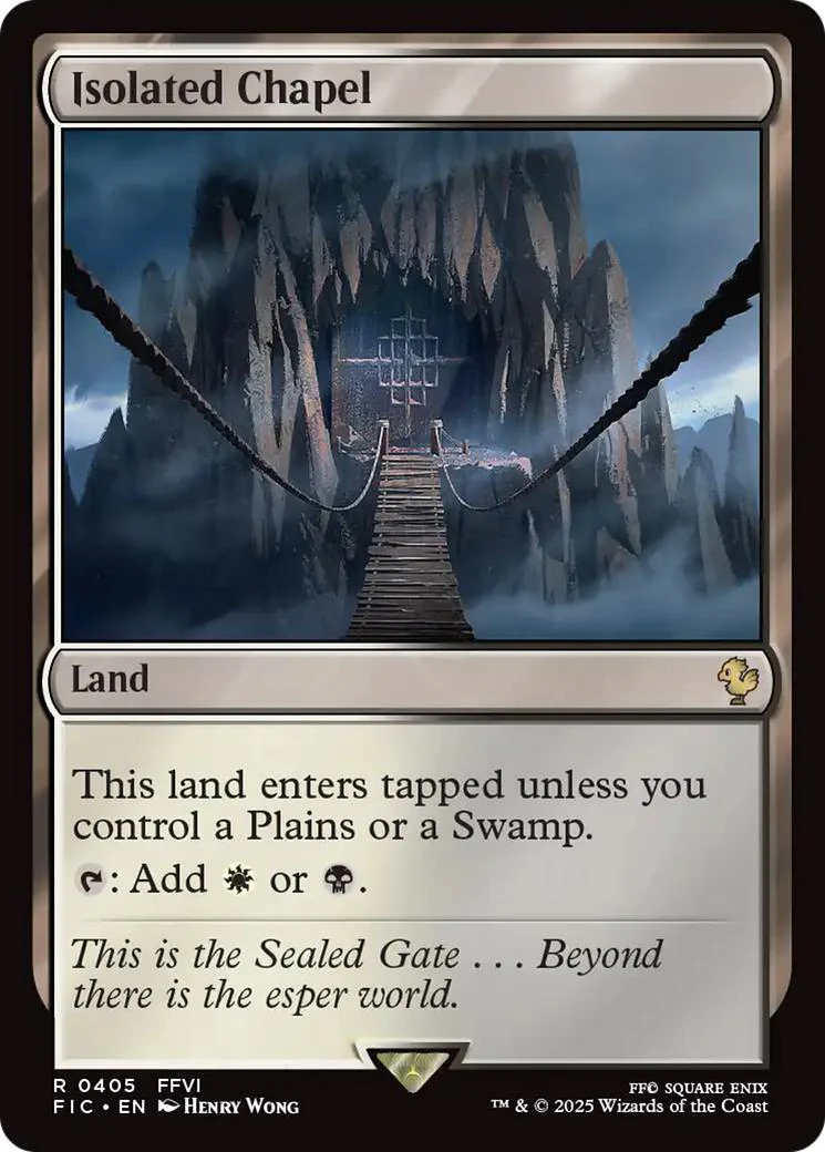 Isolated Chapel [405] [FINAL FANTASY: Commander] [Non-Foil]
