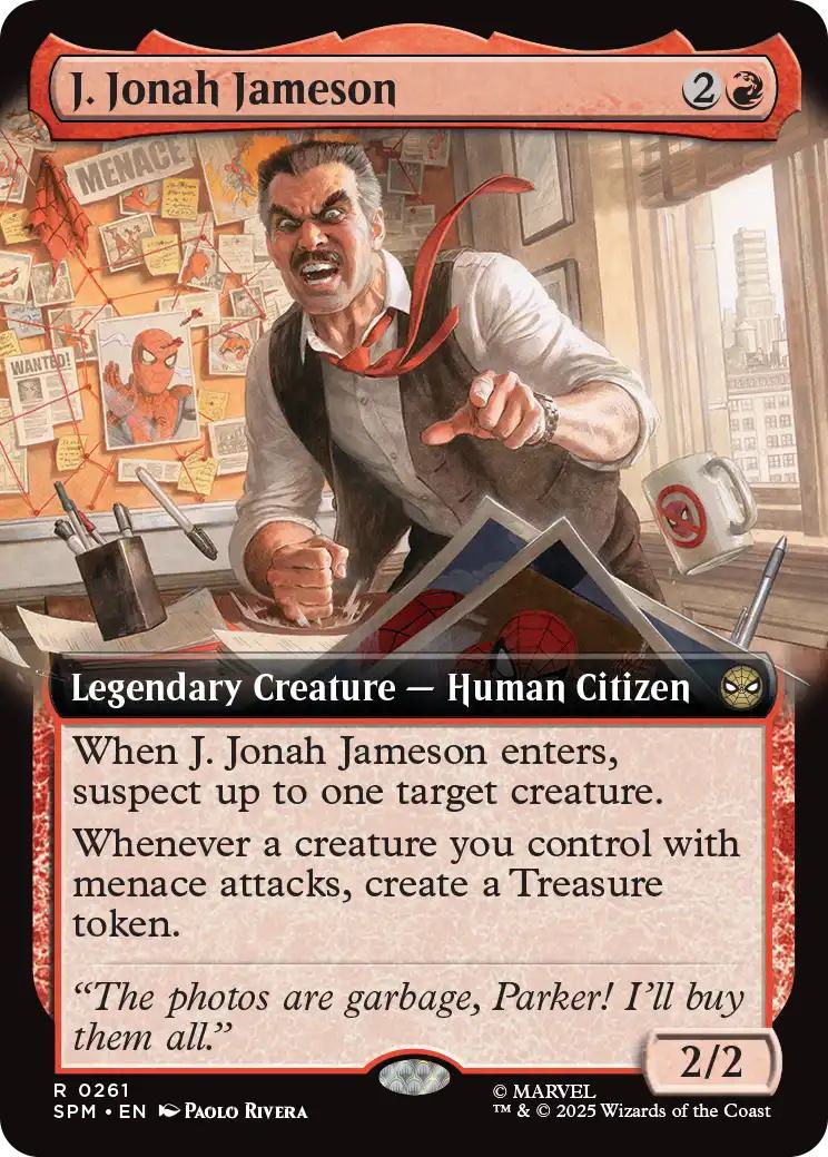 J. Jonah Jameson [261] [Extended Art] [Marvel's Spider-Man] [Non-Foil]