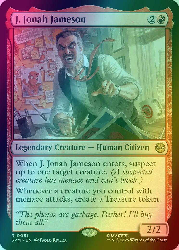 J. Jonah Jameson [81] [Marvel's Spider-Man] [Foil]
