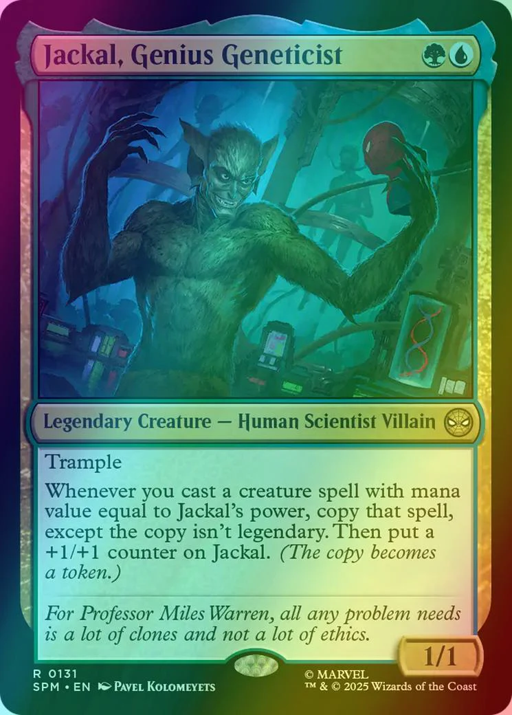 Jackal, Genius Geneticist [131] [Marvel's Spider-Man] [Foil]