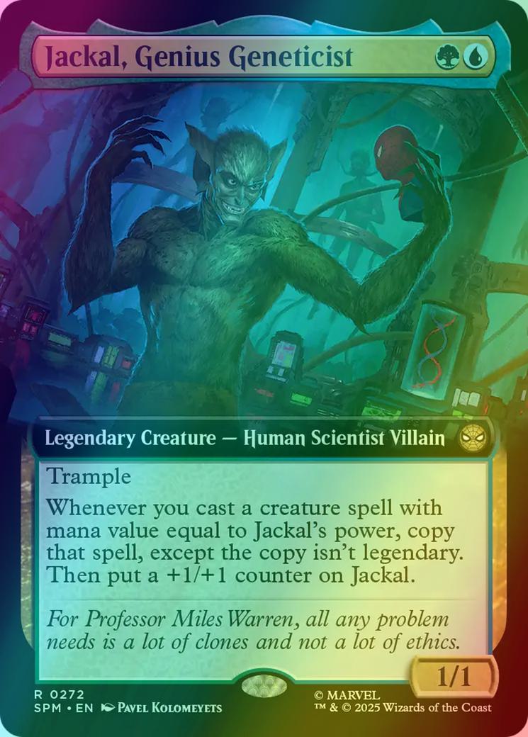 Jackal, Genius Geneticist [272] [Extended Art] [Marvel's Spider-Man] [Foil]
