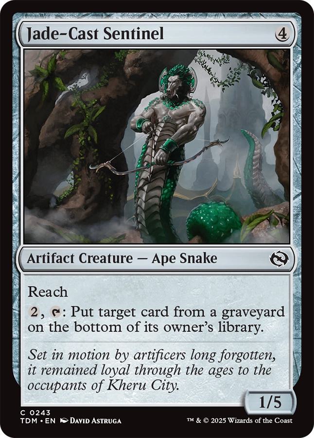 Jade-Cast Sentinel [243] [Tarkir: Dragonstorm] [Non-Foil]
