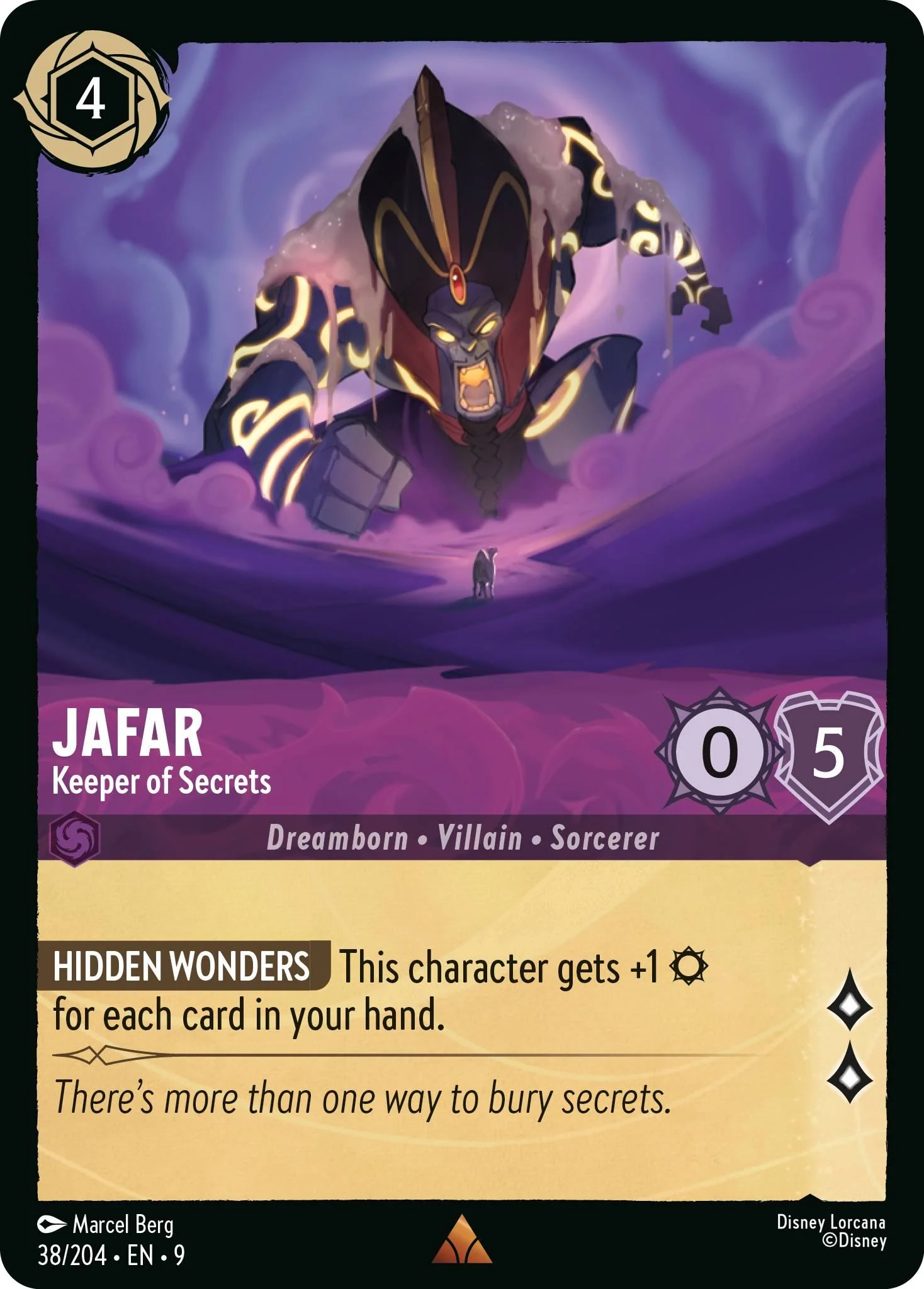 Jafar - Keeper of Secrets - 38/204 [Fabled] [Non-Foil]