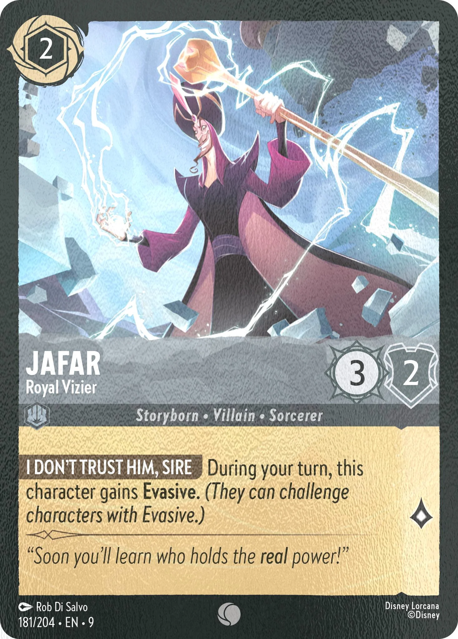 Jafar - Royal Vizier - 181/204 [Fabled] [Cold Foil]