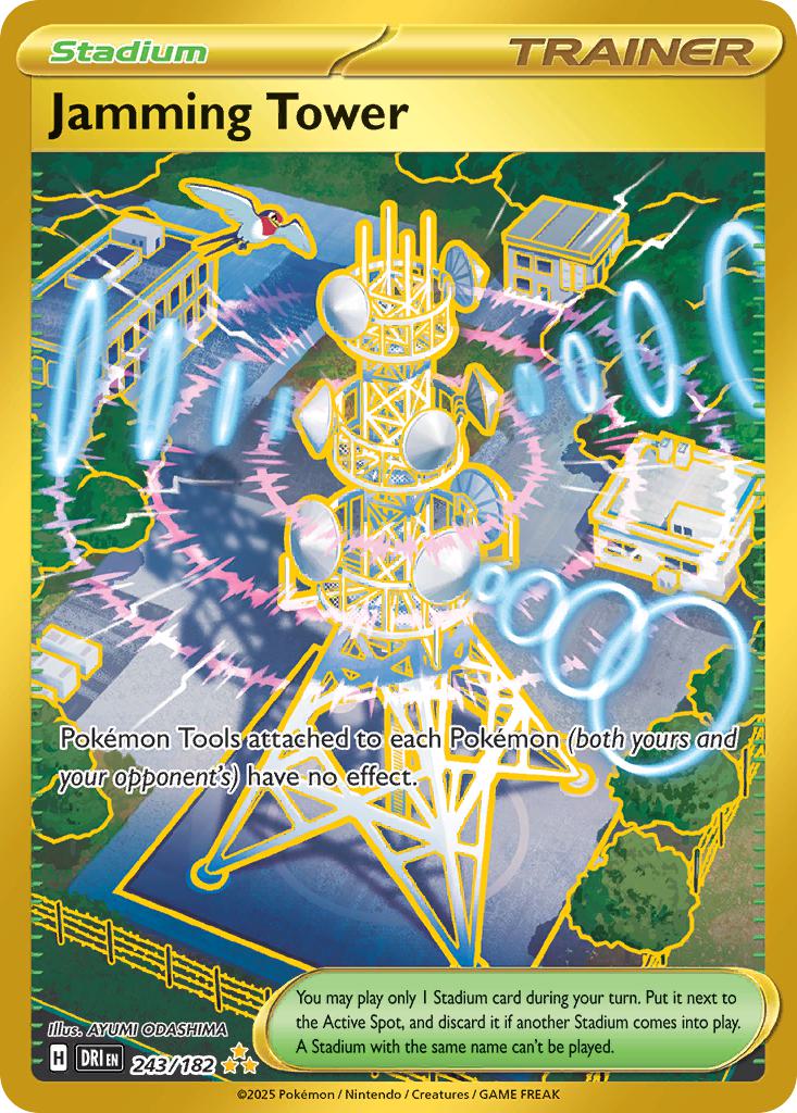 Jamming Tower - 243/182 - Hyper Rare [sv10-243] [Secret]