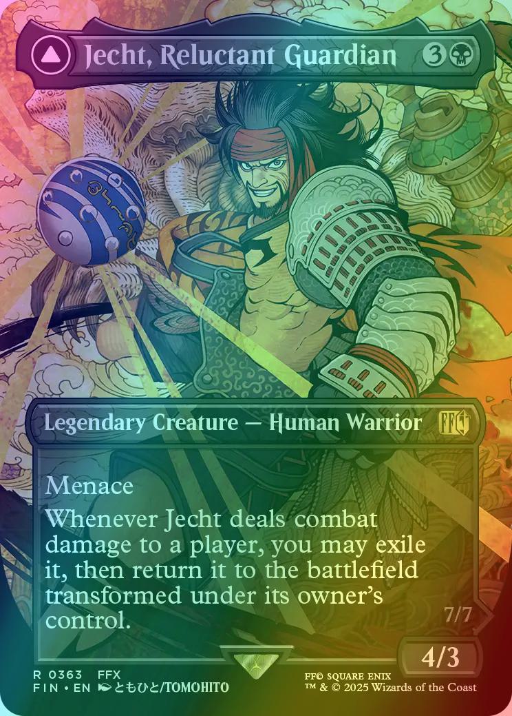 Jecht, Reluctant Guardian // Braska's Final Aeon [363] [Borderless] [FINAL FANTASY] [Foil]
