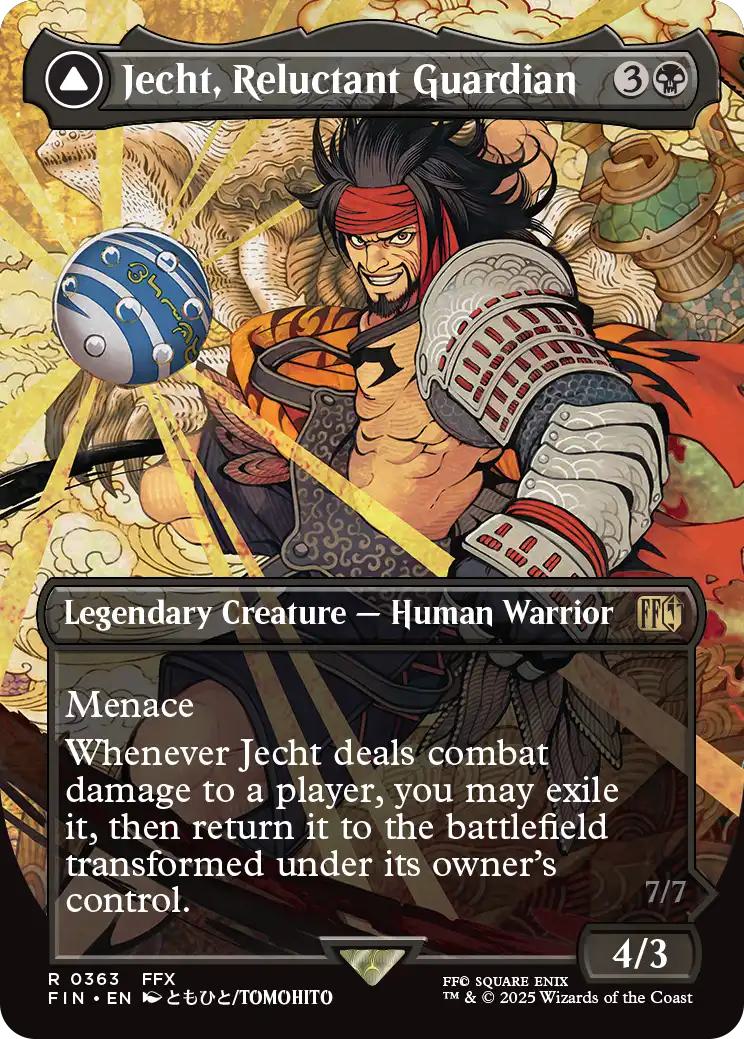 Jecht, Reluctant Guardian // Braska's Final Aeon [363] [Borderless] [FINAL FANTASY] [Non-Foil]