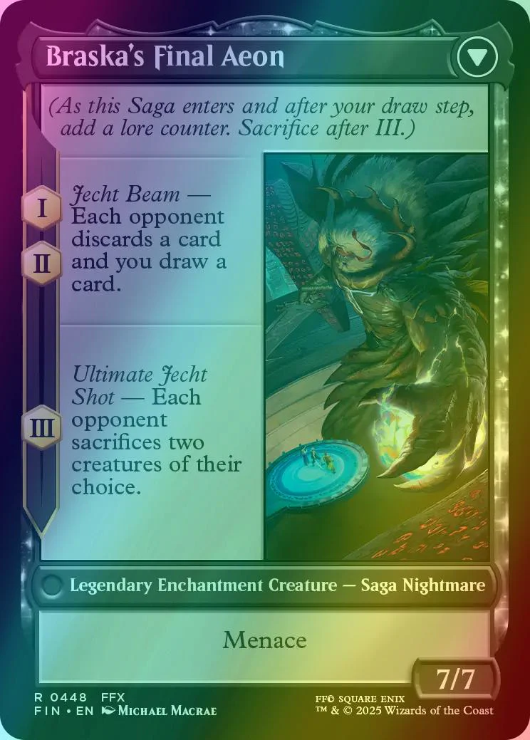 Jecht, Reluctant Guardian // Braska's Final Aeon [448] [Extended Art] [FINAL FANTASY] [Foil] - Image 2