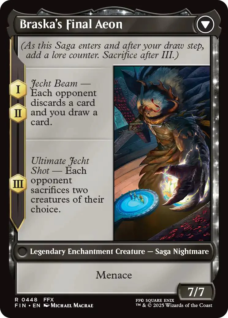Jecht, Reluctant Guardian // Braska's Final Aeon [448] [Extended Art] [FINAL FANTASY] [Non-Foil] - Image 2