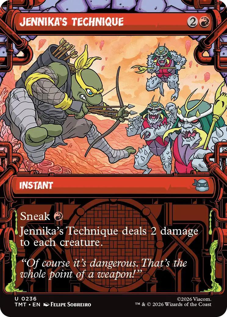 Jennika's Technique [236] [Sewer Frame] [Teenage Mutant Ninja Turtles] [Non-Foil]