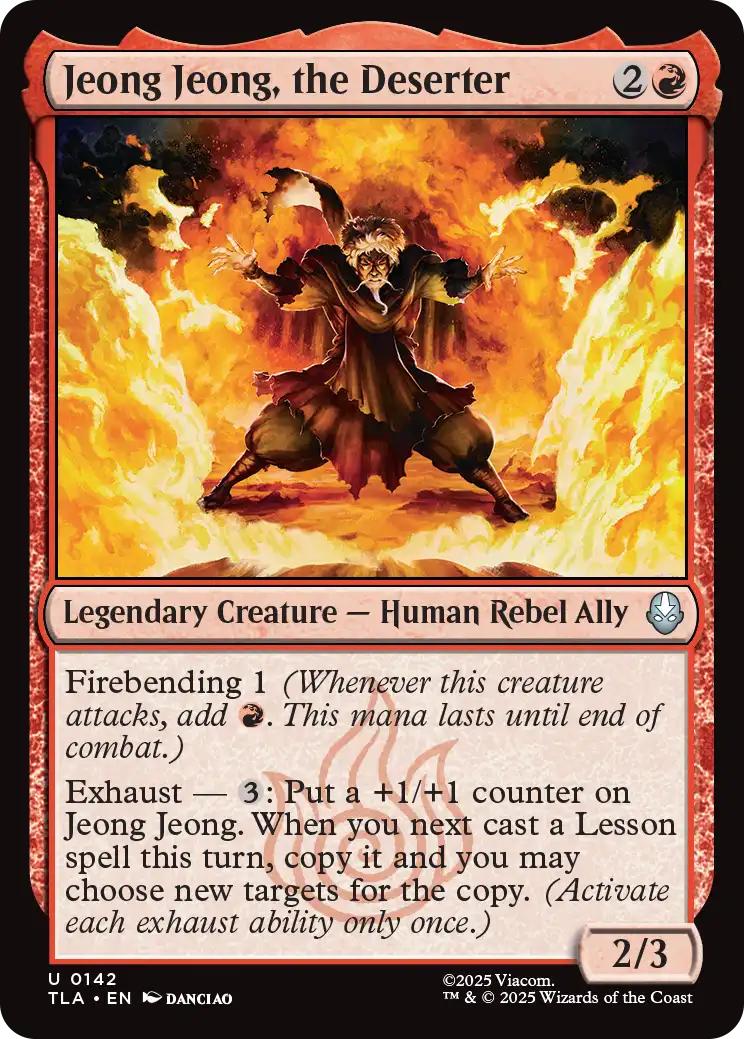 Jeong Jeong, the Deserter [142] [Avatar: The Last Airbender] [Non-Foil]