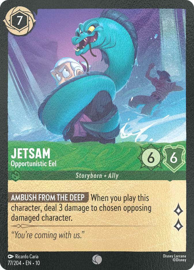 Jetsam - Opportunistic Eel - 77/204 [Whispers in the Well] [Cold Foil]