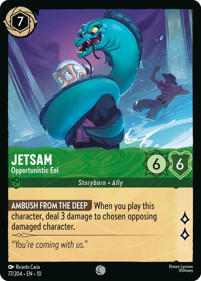 Jetsam - Opportunistic Eel - 77/204 [Whispers in the Well] [Non-Foil]