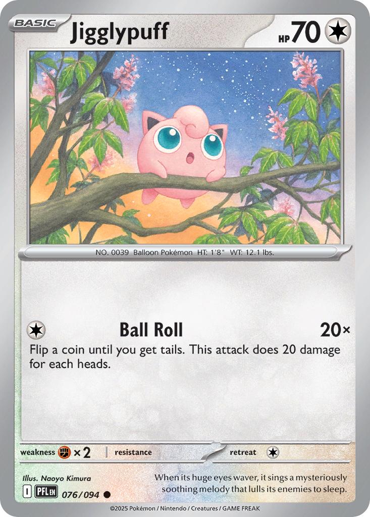 Jigglypuff - 076/094 - Common [me02-076] [Non-Holo]