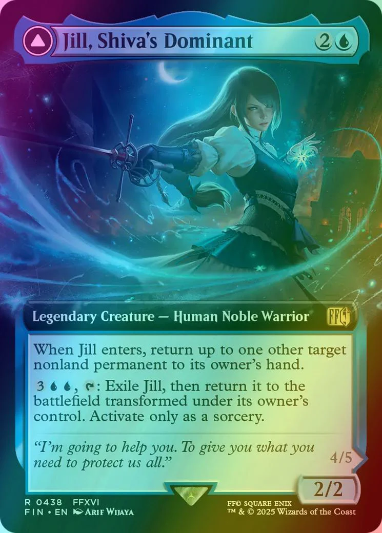Jill, Shiva's Dominant // Shiva, Warden of Ice [438] [Extended Art] [FINAL FANTASY] [Foil]