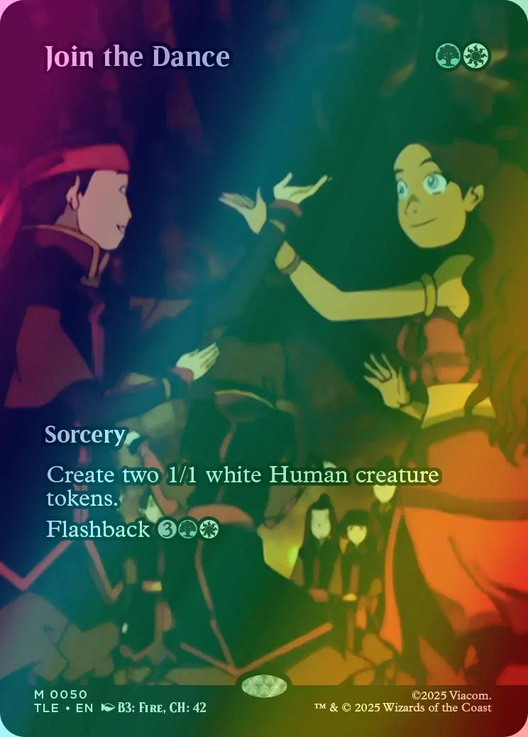 Join the Dance [50] [Borderless] [Source Material] [Avatar: The Last Airbender Eternal] [Foil]