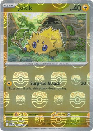 Joltik - Master Ball Pattern - 033/086 - Common [sv105w-033] [Reverse Holo]