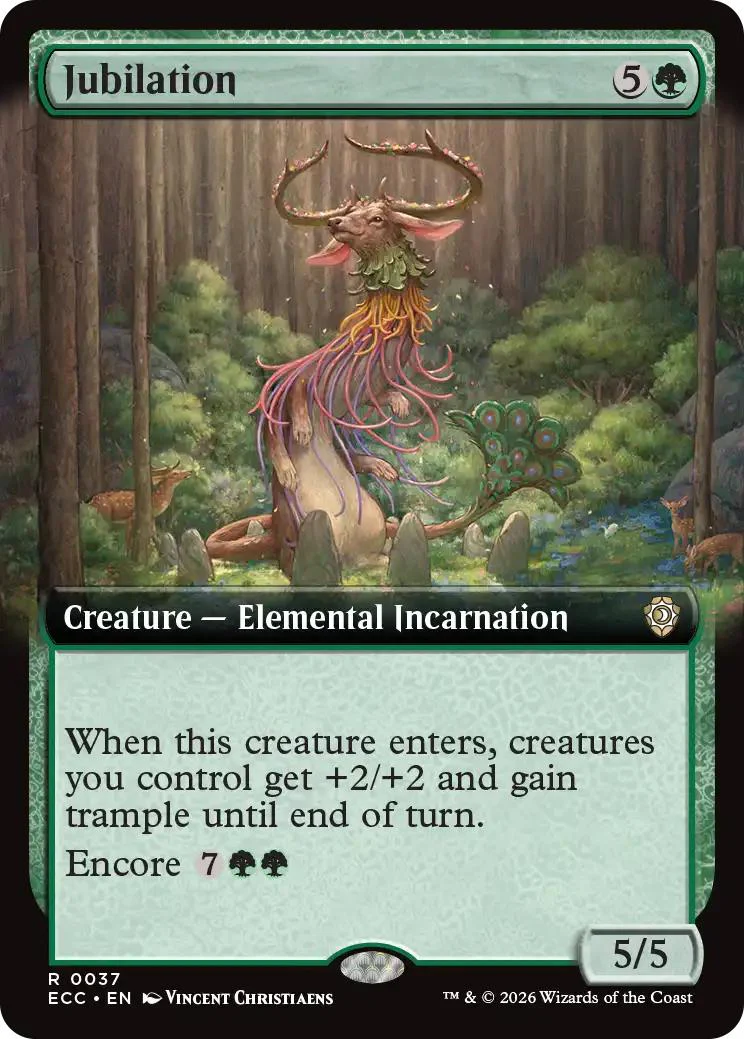 Jubilation [37] [Extended Art] [Lorwyn Eclipsed: Commander] [Non-Foil]