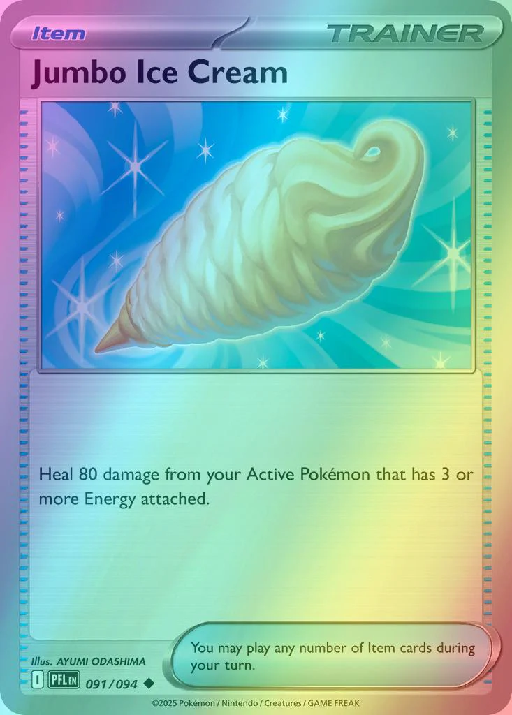 Jumbo Ice Cream - 091/094 - Uncommon [me02-091] [Reverse Holo]