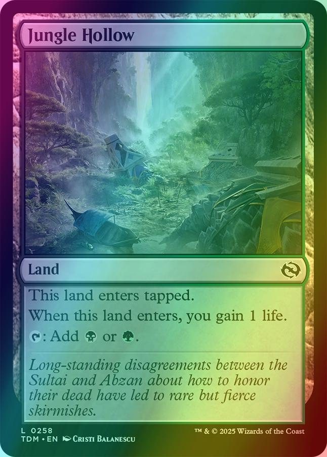 Jungle Hollow [258] [Tarkir: Dragonstorm] [Foil]