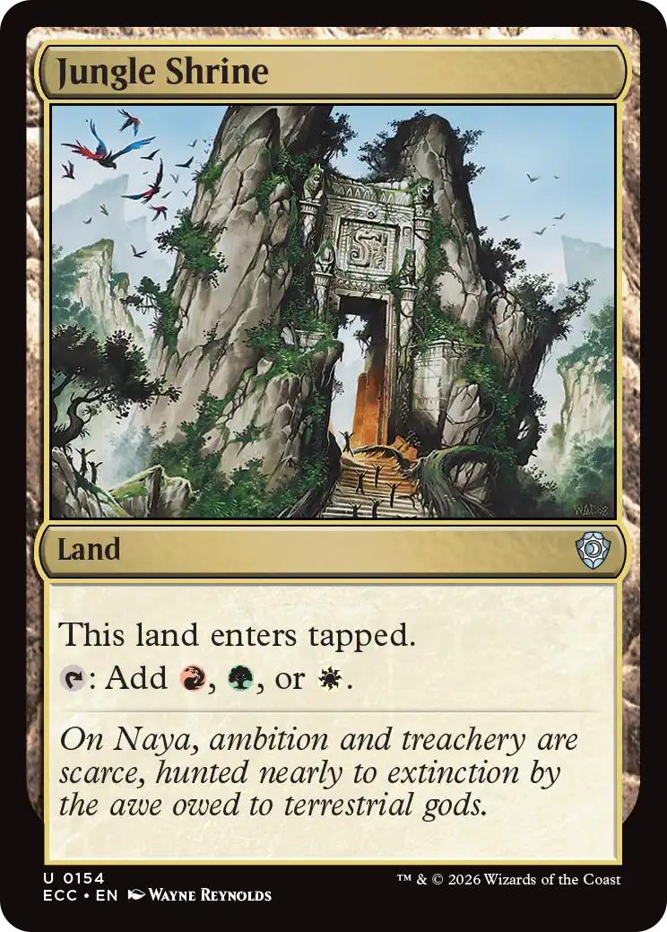 Jungle Shrine [154] [Lorwyn Eclipsed: Commander] [Non-Foil]