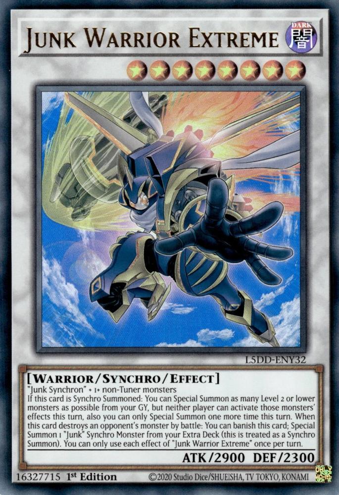 Junk Warrior Extreme - L5DD-ENY32 - Ultra Rare - 1st Edition