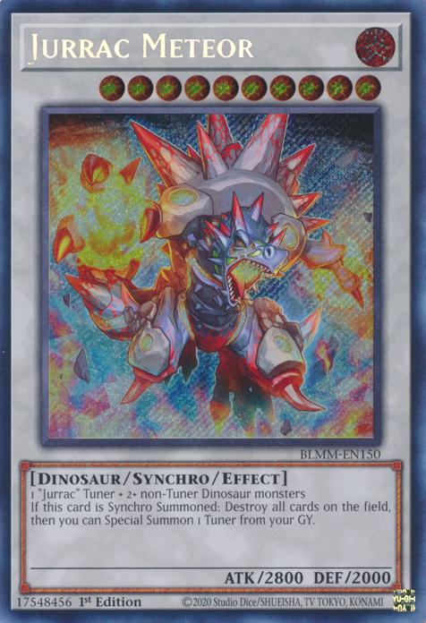 Jurrac Meteor - BLMM-EN150 - Secret Rare - 1st Edition
