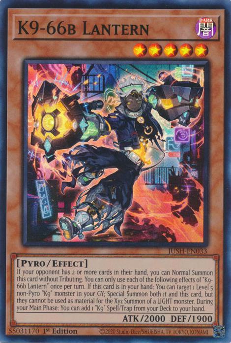 K9-66b Lantern - JUSH-EN033 - Super Rare - 1st Edition