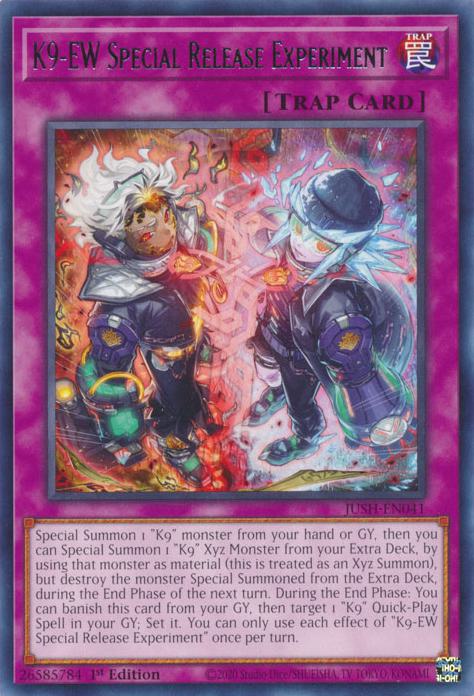 K9-EW Special Release Experiment - JUSH-EN041 - Rare - 1st Edition