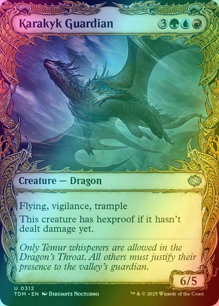 Karakyk Guardian [312] [Draconic Frame Showcase] [Tarkir: Dragonstorm] [Foil]