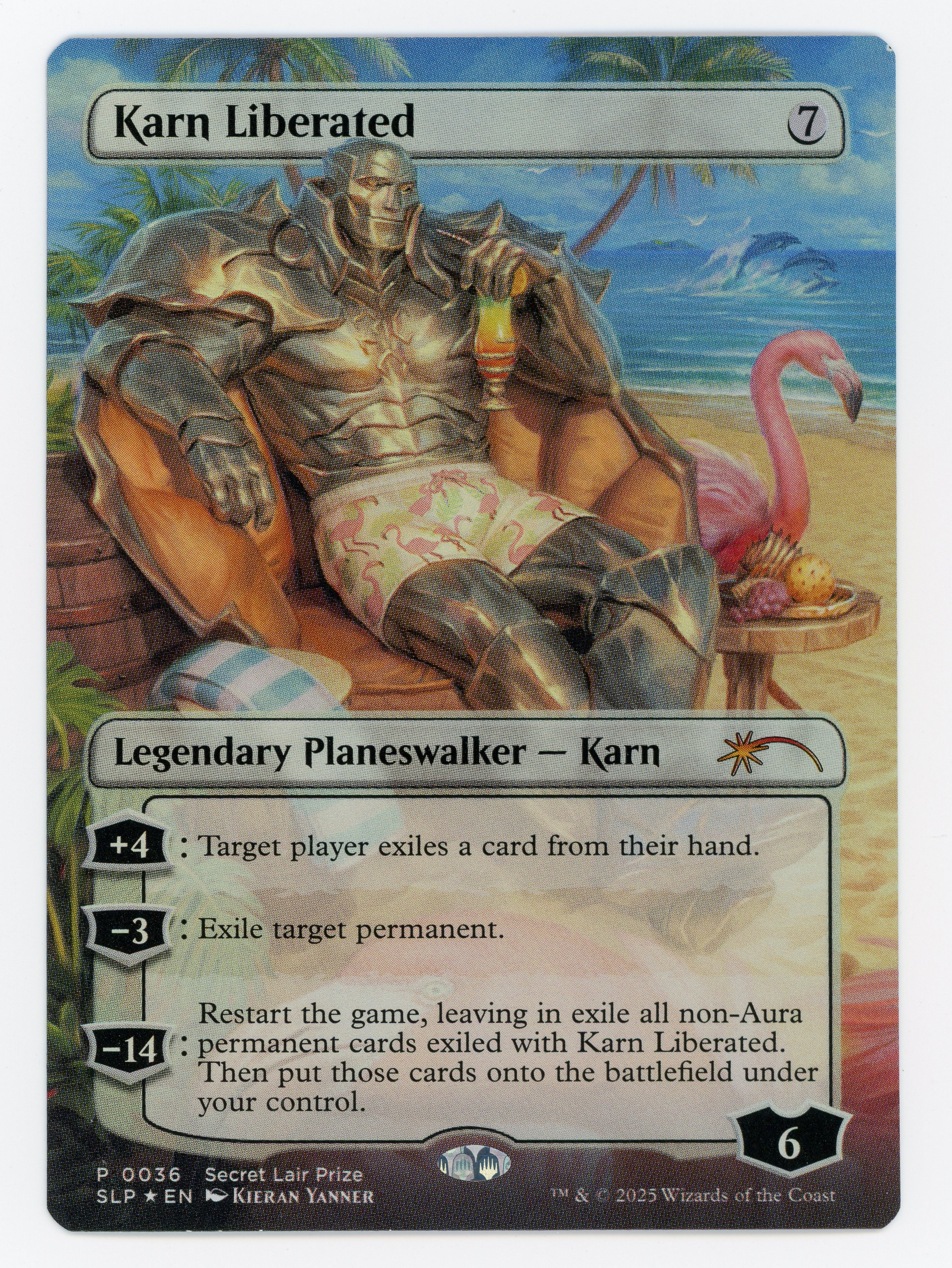 Karn Liberated - Borderless - Foil - Scan 15112