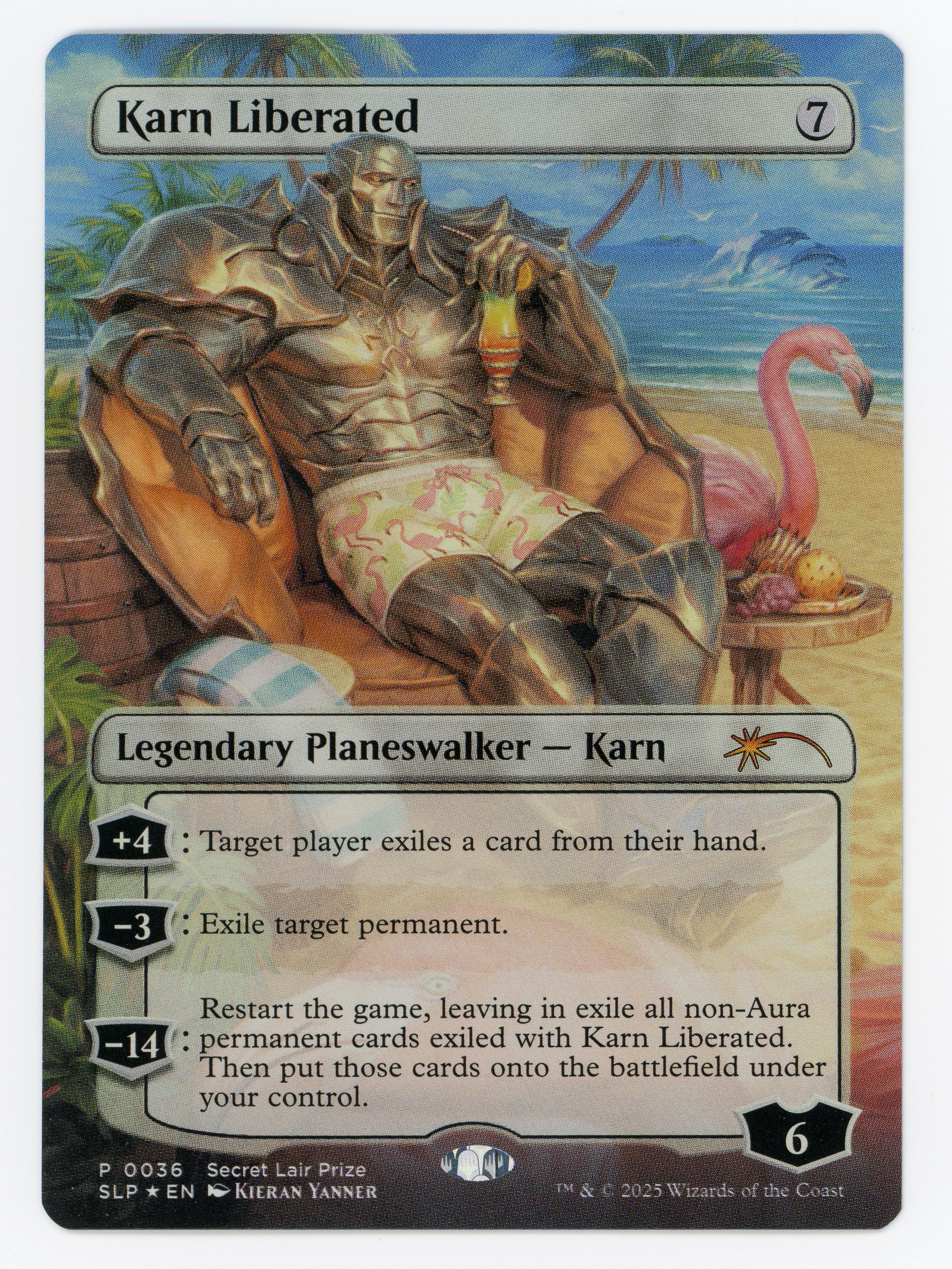 Karn Liberated - Borderless - Foil - Scan 15492