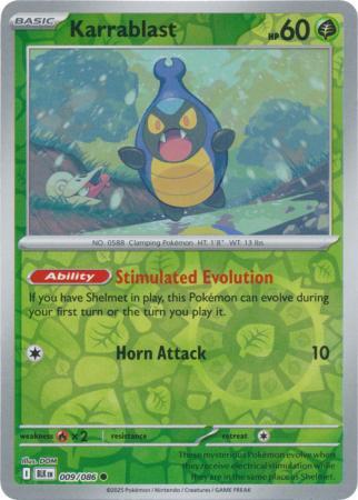 Karrablast - 009/086 - Common [sv105b-009] [Reverse Holo]