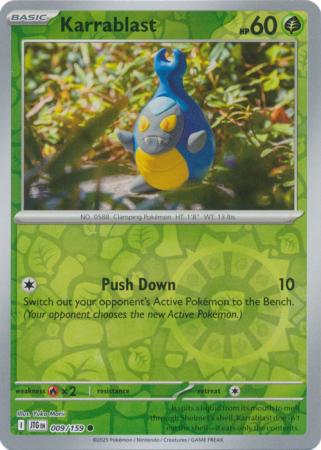 Karrablast - 009/159 - Common [sv09-009] [Reverse Holo]