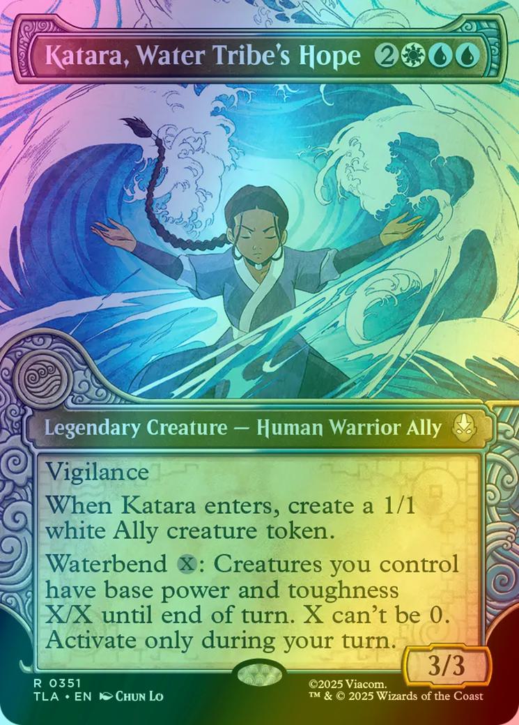 Katara, Water Tribe's Hope [351] [Elemental Frame] [Avatar: The Last Airbender] [Foil]