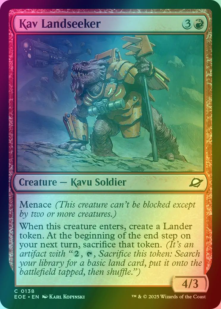 Kav Landseeker [138] [Edge of Eternities] [Foil]