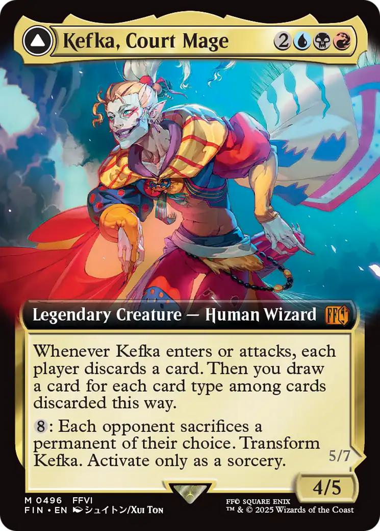 Kefka, Court Mage // Kefka, Ruler of Ruin [496] [Extended Art] [FINAL FANTASY] [Non-Foil]