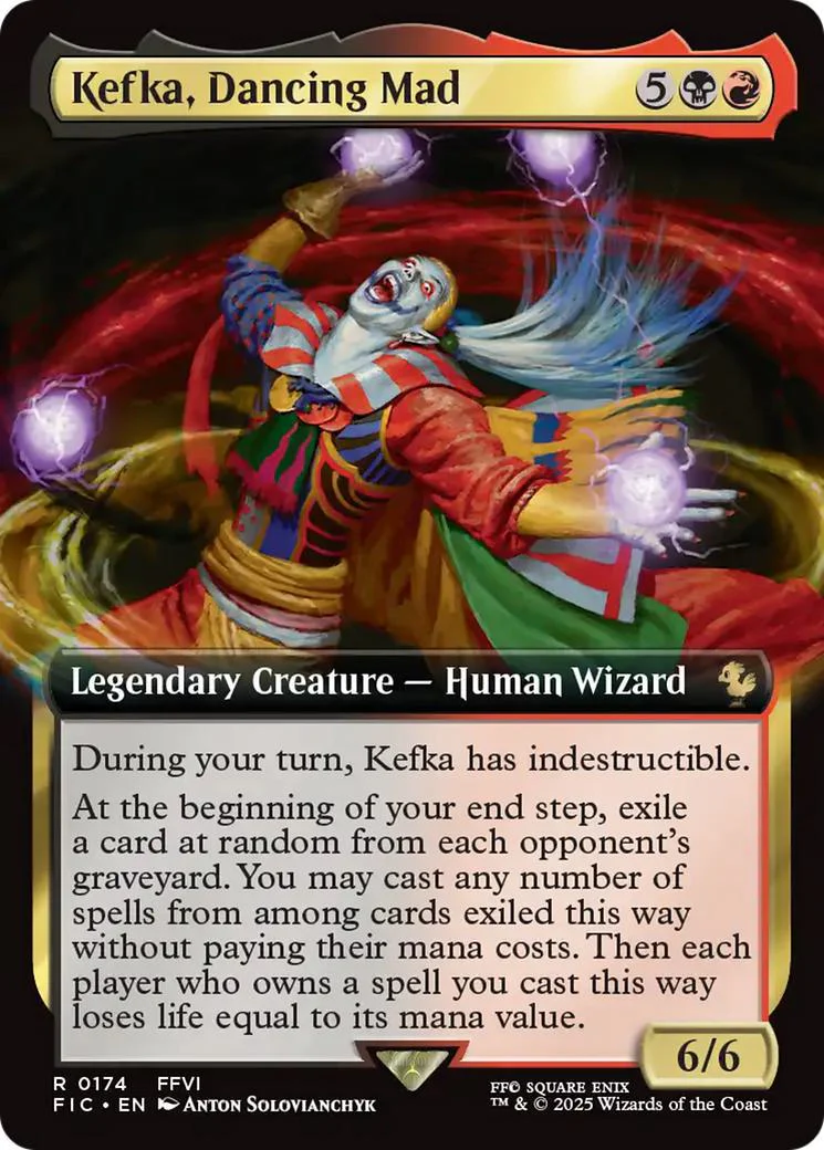 Kefka, Dancing Mad [174] [Extended Art] [FINAL FANTASY: Commander] [Non-Foil]