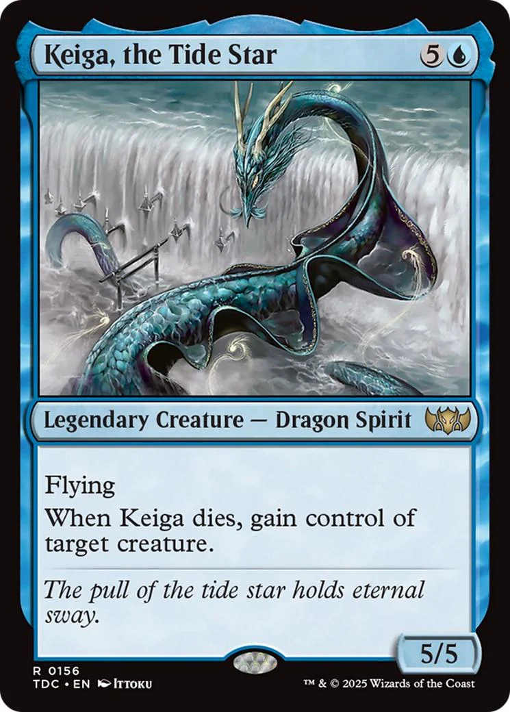 Keiga, the Tide Star [156] [Tarkir: Dragonstorm: Commander] [Non-Foil]
