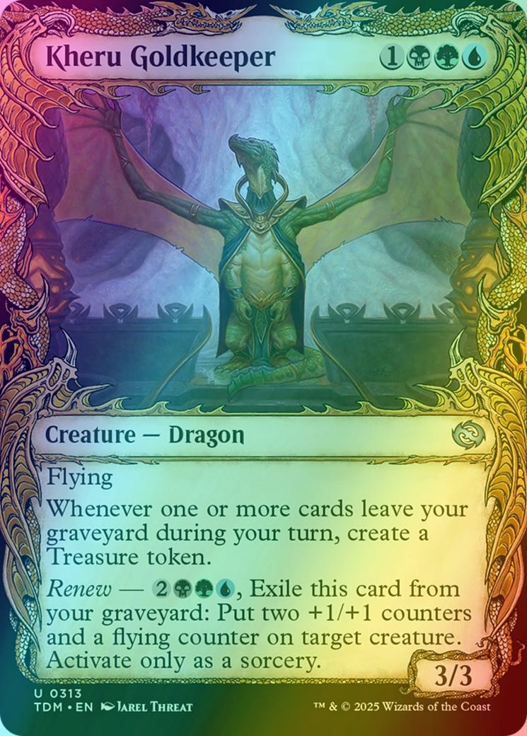 Kheru Goldkeeper [313] [Draconic Frame Showcase] [Tarkir: Dragonstorm] [Foil]