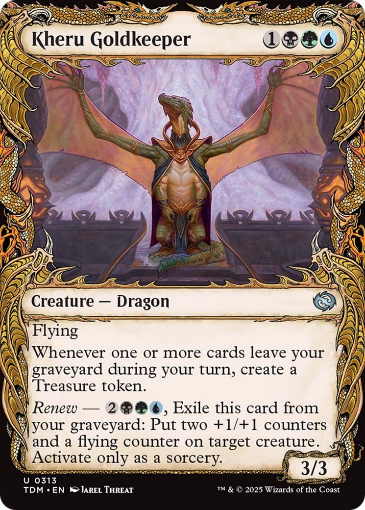 Kheru Goldkeeper [313] [Draconic Frame Showcase] [Tarkir: Dragonstorm] [Non-Foil]