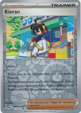 Kieran - 113/131 - Uncommon [sv085-113] [Reverse Holo]