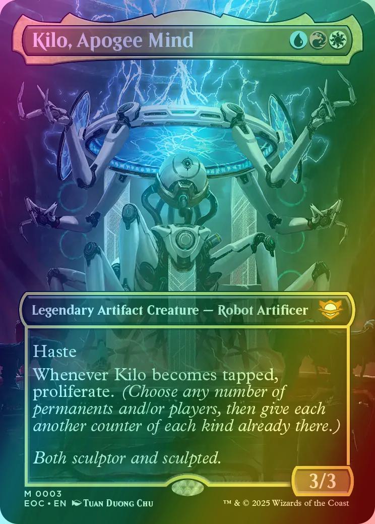 Kilo, Apogee Mind [3] [Borderless] [Edge of Eternities: Commander] [Foil]
