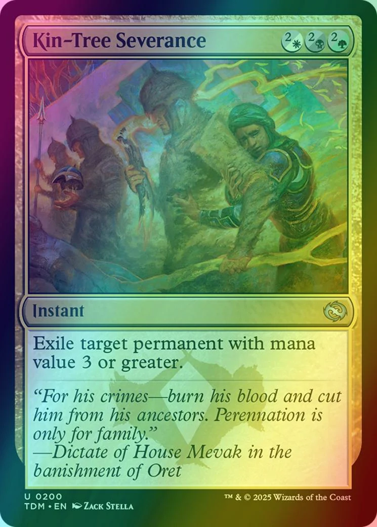 Kin-Tree Severance [200] [Tarkir: Dragonstorm] [Foil]