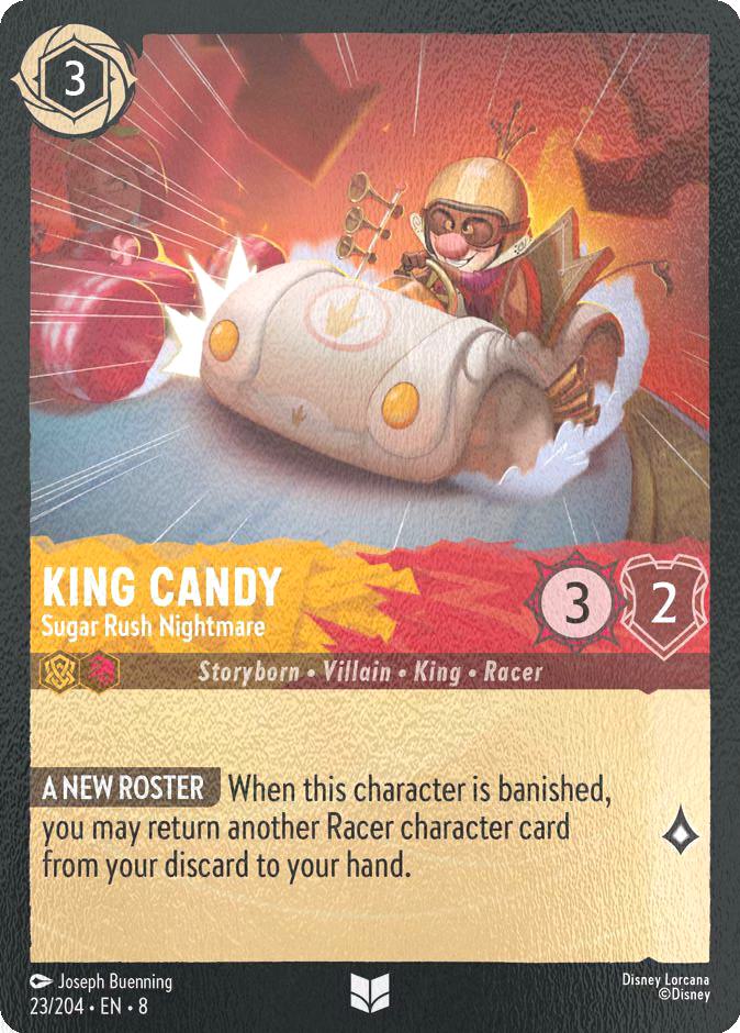 King Candy - Sugar Rush Nightmare - 23/204 [Reign of Jafar] [Cold Foil]