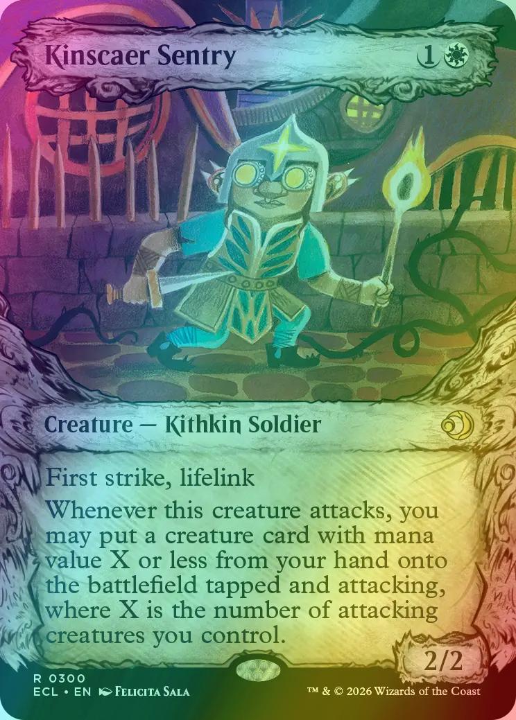 Kinscaer Sentry [300] [Fable Frame] [Lorwyn Eclipsed] [Foil]