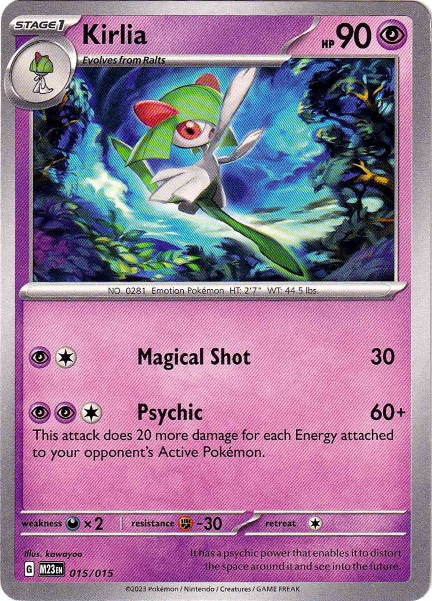 Kirlia - 015/015 - Promo [mcd23-015] [Non-Holo]